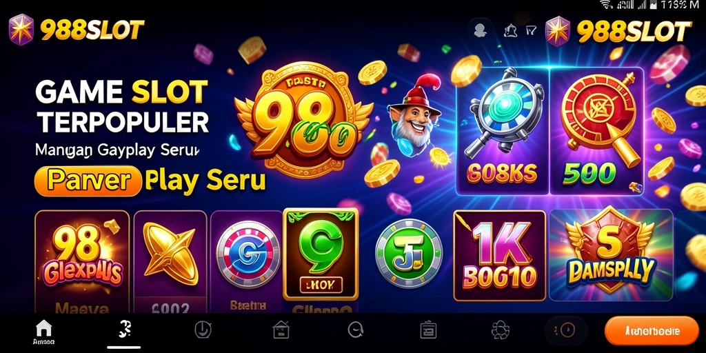 Tangkapan layar utama 988SLOT menampilkan gameplay seru dan peluang menang.