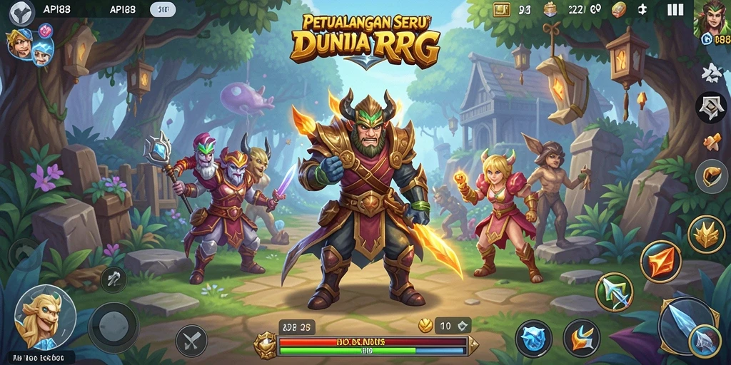 Tampilan menarik dari gameplay RPG API88 yang memikat.