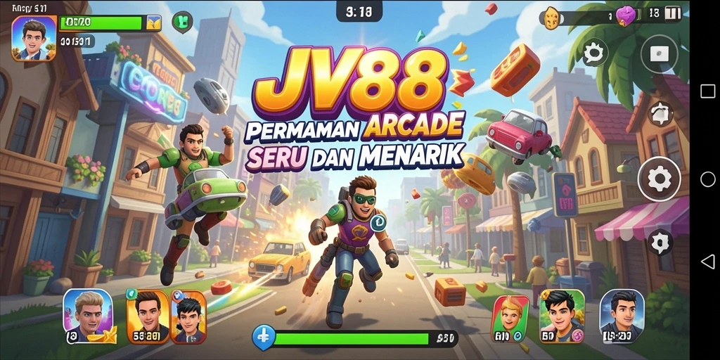Screenshot gameplay JV88 dengan grafik menarik dan aksi seru.