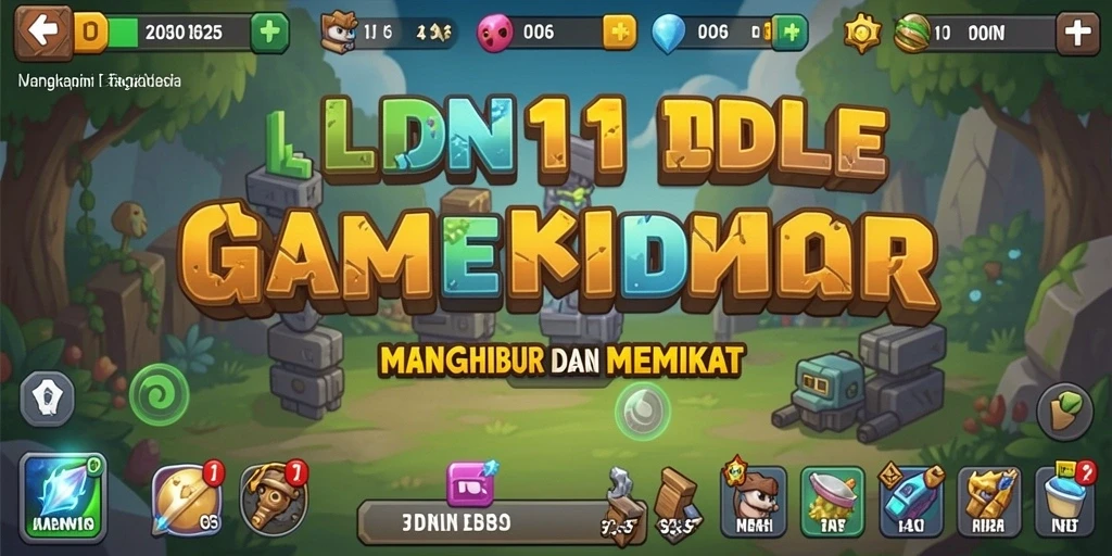 Tampilan gameplay LDN11 yang menarik dan penuh warna.
