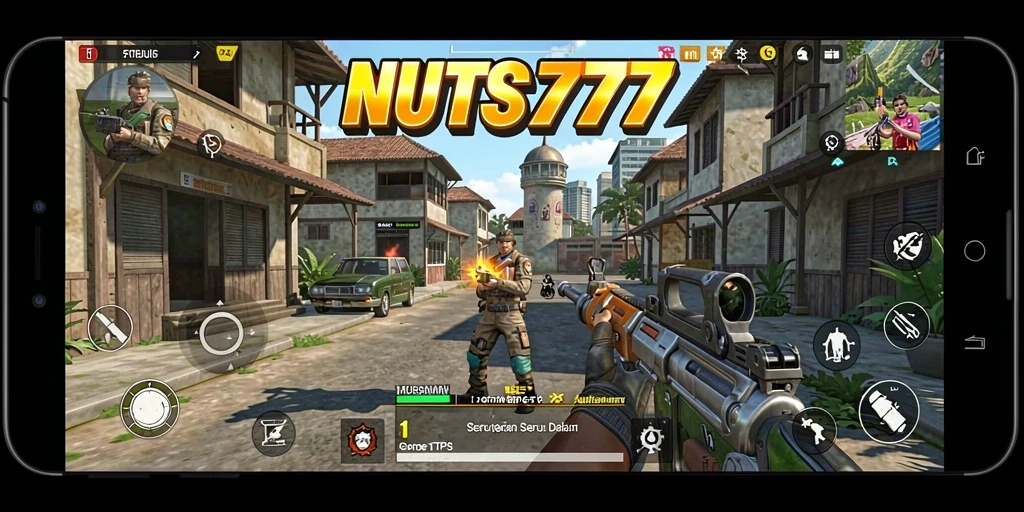Gameplay seru NUTS777 dengan banyak aksi dan strategi.