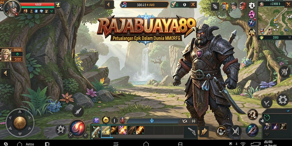 Screenshot utama RAJABUAYA89 menampilkan aksi seru dalam petualangan MMORPG.