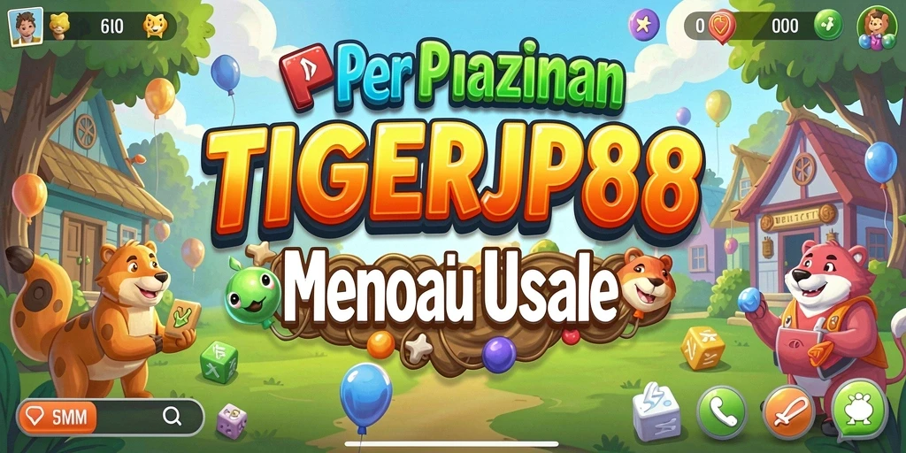 Tampilan gameplay TIGERJP88 yang penuh warna dan menantang.