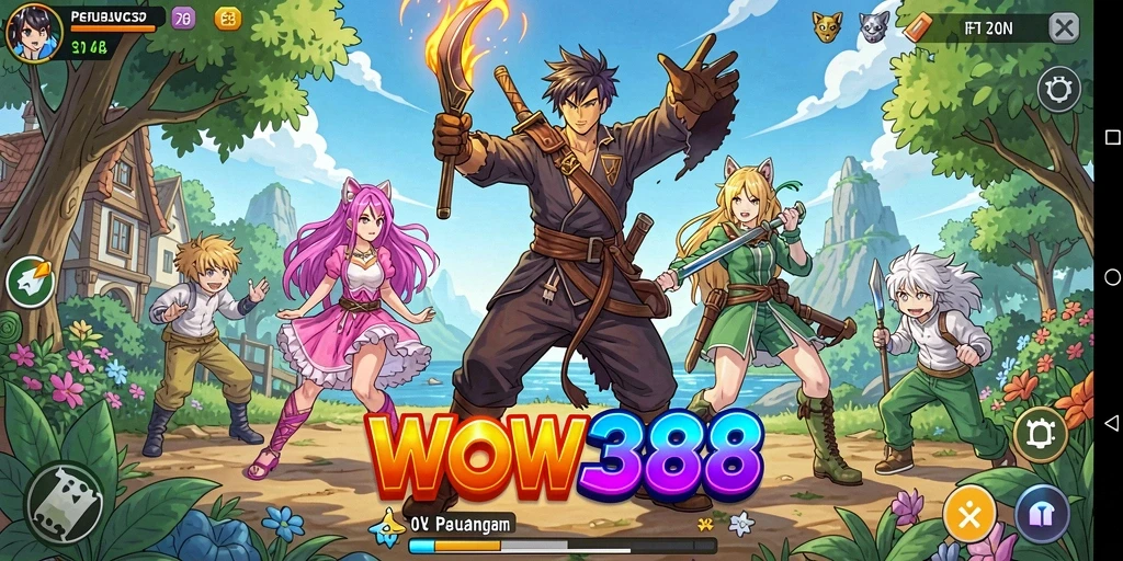 Gameplay seru dan karakter anime yang menarik di WOW388.