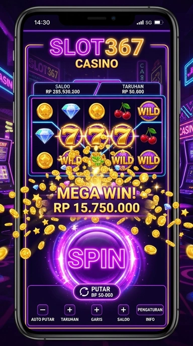 Pengaturan aplikasi di slot367 yang mudah diakses.
